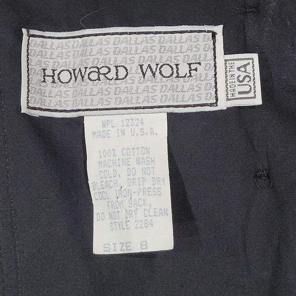 Howard Wolf Denim Strapless Skirt Set Sequin Bustier Women’s Sz 8 Skirt Sz 6 Top - Picture 11 of 14